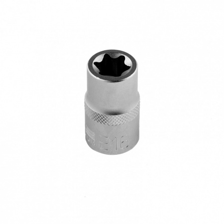 Головка торцевая 1/2, Е16, CrV Stels