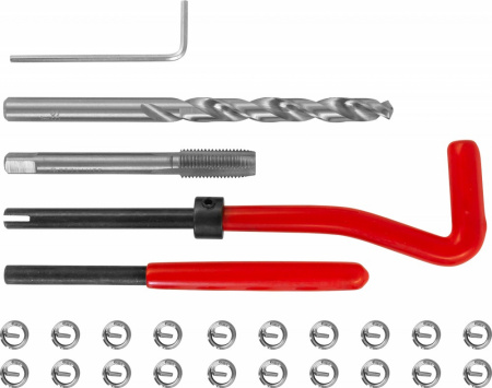 TRIS710 Набор для восстановления резьбы M7x1.0, 25 предметов