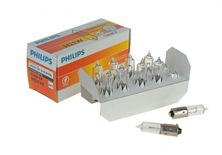 Автолампа H21W (BAY9s) HALOGEN 12V PHILIPS /10/200