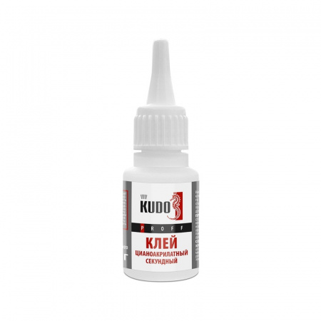 Клей Kudo PROFF SMB-020 цианоакрилатный секундный (20 г)