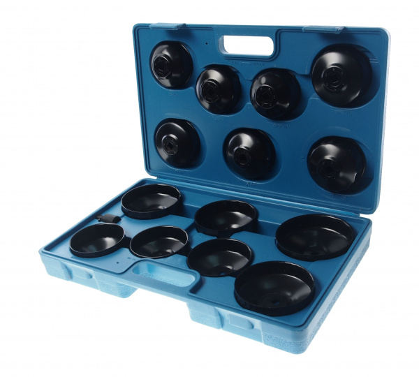 Набор съемников RF-61915 масляных фильтров 3/8",  15пр.в кейсе ROCKFORCE /1/40