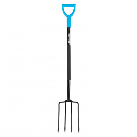 Вилы 4-х рогие, садово-огородные, 180х280х1200 мм, цельнометаллические, кованые, LUXE Palisad