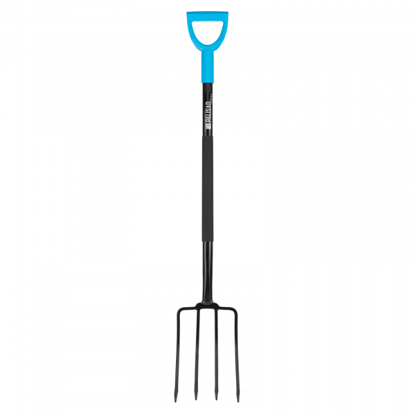 Вилы 4-х рогие, садово-огородные, 180х280х1200 мм, цельнометаллические, кованые, LUXE Palisad