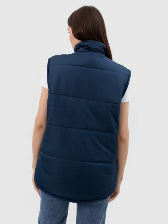 Жилет универсальный с удлинённой спинкой, синий