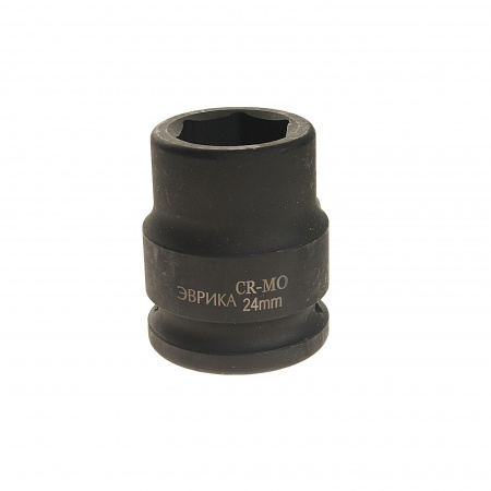 Головка торцевая 24мм 3/4" 6-гранная ударная L=50мм ЭВРИКА ER-95912  1/48