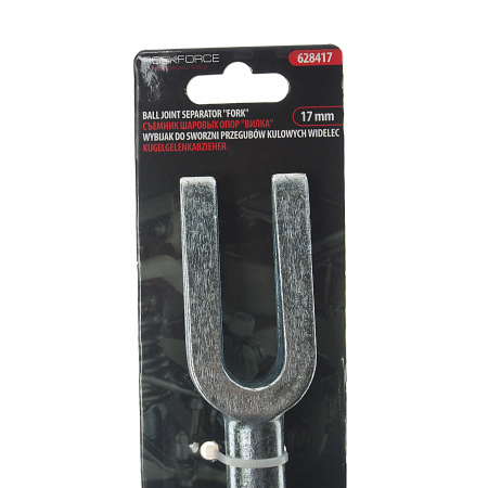 Съемник RF-628417 шаровых опор и наконечников рулевых тяг ''вилка''(размер зева 17мм,L-400мм) ROCKFORCE /1/12