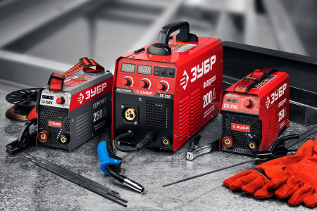 ЗУБР MIG-MAG / ММА, 200 А, RED MACHINE, сварочный полуавтомат инверторный (ПС-200)