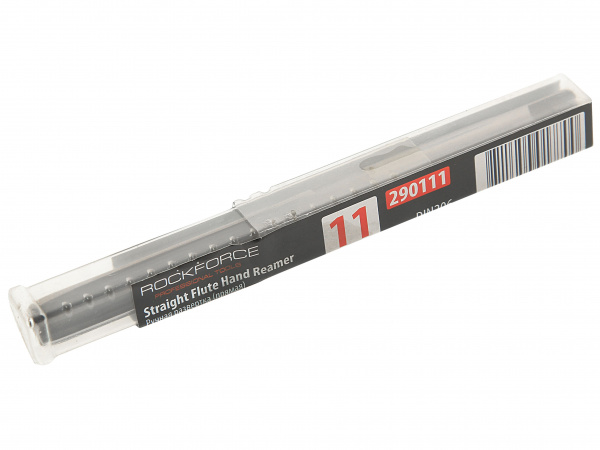 Развертка RF-290111 ручная (прямая) 11мм, в пластиковом футляре ROCKFORCE /1/250