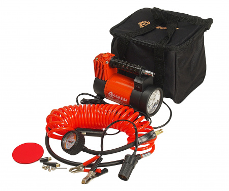 Компрессор АГРЕССОР AGR-35L поршневой с фонарем 180W 150PSI (35л/мин) 12V AUTOPROFI /1/6