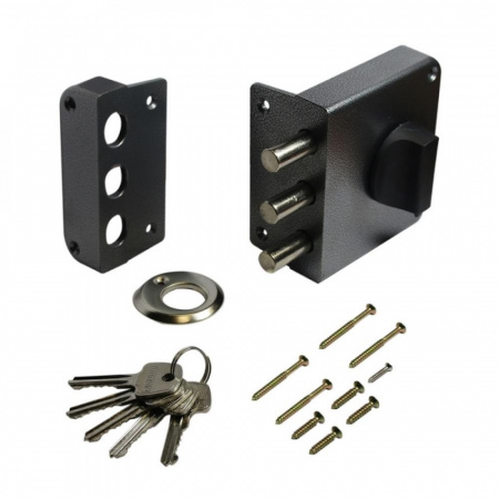 Замок накладной ЗН 1-2-3 (Ф+)  АЛЛЮР (20)