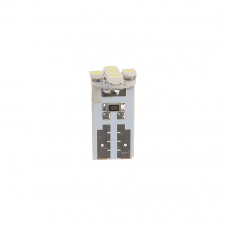 Автолампа T10W (W2,1x9,5d) 5 SMD 3528 WHITE 6000K 90лм   12V MEGAPOWER /10 /100