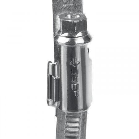 ЗУБР Х-9Н, 100 - 120 мм, накатная лента 9 мм, цинк, 25 шт, червячный хомут (37807-120)