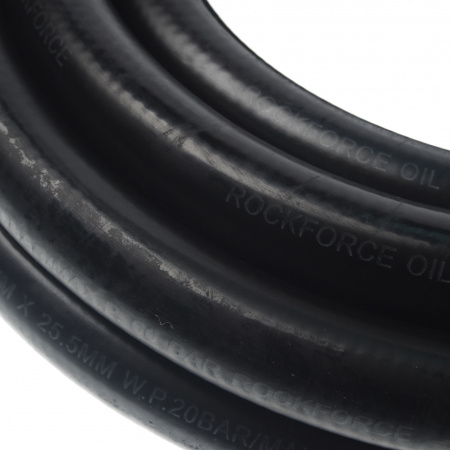 Шланг RF-AHC-55/2A резиновый армированый бензо-маслостойкий 16х25.5ммх5м(раб.давл. 20bar,max60bar,-30C°+70C°,DIN20018) ROCKFORCE /1