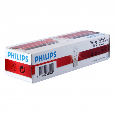 Автолампа W3W (W2.1*9.5d) 24V PHILIPS /10/200