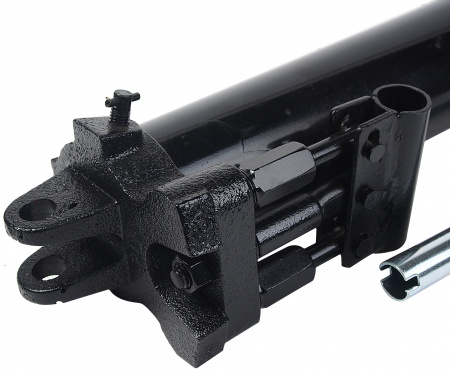 Цилиндр гидравлический RF-1208-1: удлиненный с двухштоковым насосом, 5т (ход штока-500мм.длина общая 620мм) ROCKFORCE /1