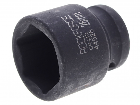 Головка торцевая 26мм 1/2" 6-гранная ударная L=40мм ROCKFORCE RF-44526 /1/150