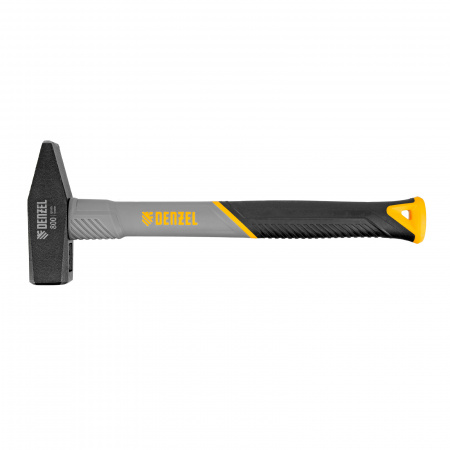 Молоток слесарный, 800 г, кованый, фибергласовая рукоятка c TPR покрытием Denzel