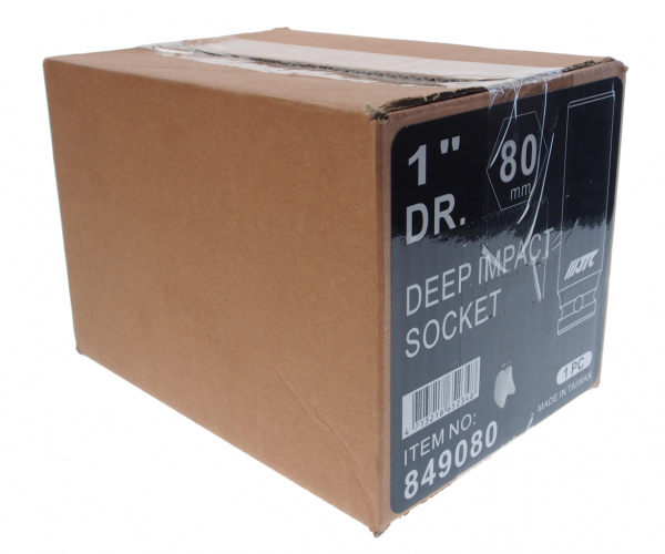 JTC Головка торцевая 1" 80мм глубокая JTC JTC Головка торцевая 1" 80мм глубокая JTC