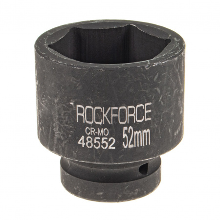 Головка торцевая  52мм 1" 6-гранная ударная L=75мм ROCKFORCE RF-48552 /1/30