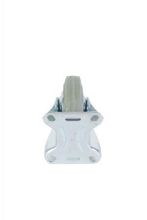 Колесо неповоротное серая резина FC 46 f 100 мм