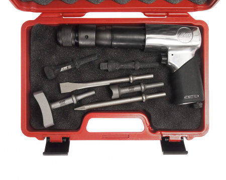 JTC Молоток пневматический 2100уд/мин. с набором зубил 8 предметов JTC