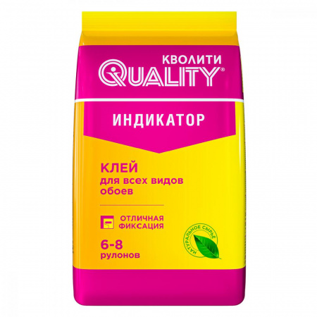 Клей обойный Кволити индикатор 200гр (6-8 рул) пакет (30)