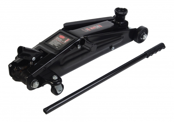 Домкрат гидравлический RF-T83006B  подкатной  с механизмом быстрого подъема и сменной надставкой 3т (h min 150мм, h max 530мм) ROCKFORCE /1