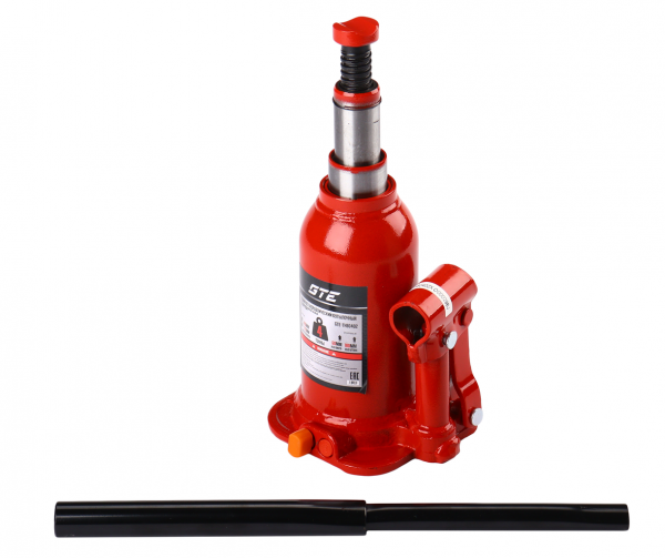 GTE Домкрат бутылочный 4т 170-410мм 2-х плунжерный GTE