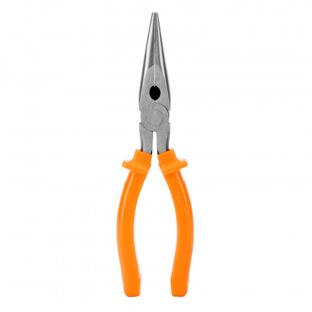 Длинногубцы прямые Classic, 200 мм, шлифованные, пластмассовые рукоятки Sparta