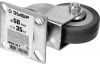 ЗУБР d 50 мм, г/п 35 кг, резина/полипропилен, поворотное колесо (30956-50-S)