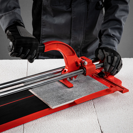 Плиткорез 400 х 16 мм, литая станина,каретка на подшипниках, усиленная рукоятка MTX