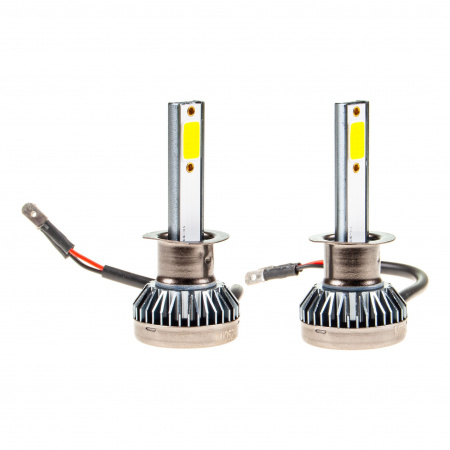 Автолампа MisMINI H1 LED 2 COB 18W с радиатором (2шт) 12-24V /1/ 150