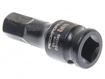 Головка-бита  8мм 1/4" 6-гранная ударная L= 40 мм ROCKFORCE RF-2243208 /1/10/240