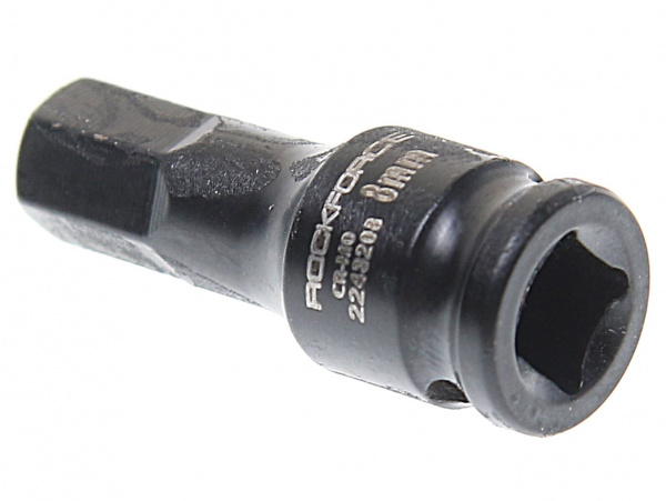 Головка-бита  8мм 1/4" 6-гранная ударная L= 40 мм ROCKFORCE RF-2243208 /1/10/240