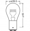 Автолампа P21/4W (BAZ15d) 12V OSRAM /10/50/200 HIT