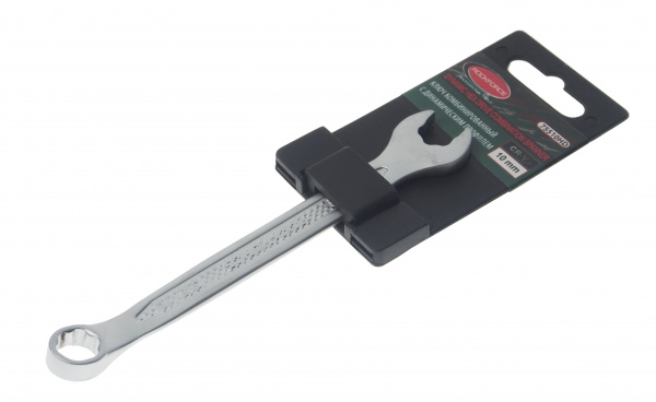 Ключ комбинированный 10мм RF-75510HD с динамическим профилем на пластиковом держателе ROCKFORCE /1/10