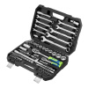 Набор инструментов, 1/2", 1/4", пластиковый кейс, 82 предмета// Сибртех Набор инструментов, 1/2", 1/4", пластиковый кейс, 82 предмета// Сибртех