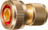 GRINDA BC-34A, 3/4″, для шланга, с автостопом, из латуни, быстросъёмный соединитель, PROLine (8-426130)