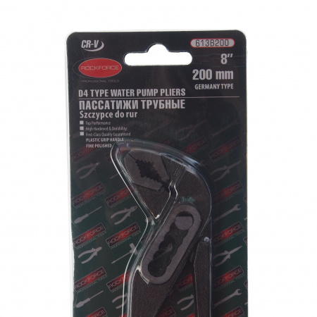 Пассатижи RF-613B200 переставные 8" (200мм) ROCKFORCE /1
