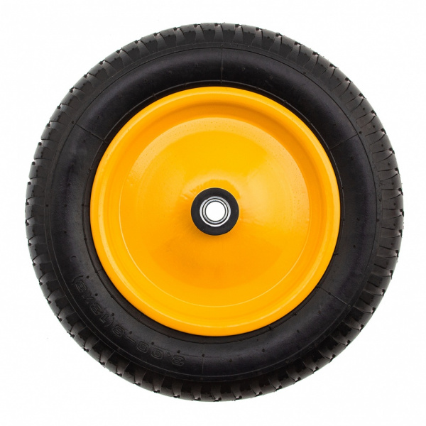 Колесо пневматическое, 3.00-8, D 360 мм, внутренний подшипник D 16 мм, длина оси 92 мм Palisad Колесо пневматическое, 3.00-8, D 360 мм, внутренний подшипник D 16 мм, длина оси 92 мм Palisad