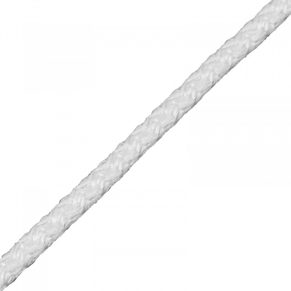 Шнур вязаный полипропиленовый с серд. белый, 7 мм, L 20 м, Россия Сибртех