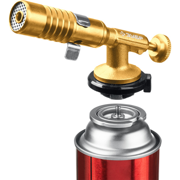 ЗУБР ГРМ-200, 1300°C, цельнометаллическая, 2 в 1, газовая горелка на баллон с цанговым соединением, Профессионал (55556) ЗУБР ГРМ-200, 1300°C, цельнометаллическая, 2 в 1, газовая горелка на баллон с цанговым соединением, Профессионал (55556)