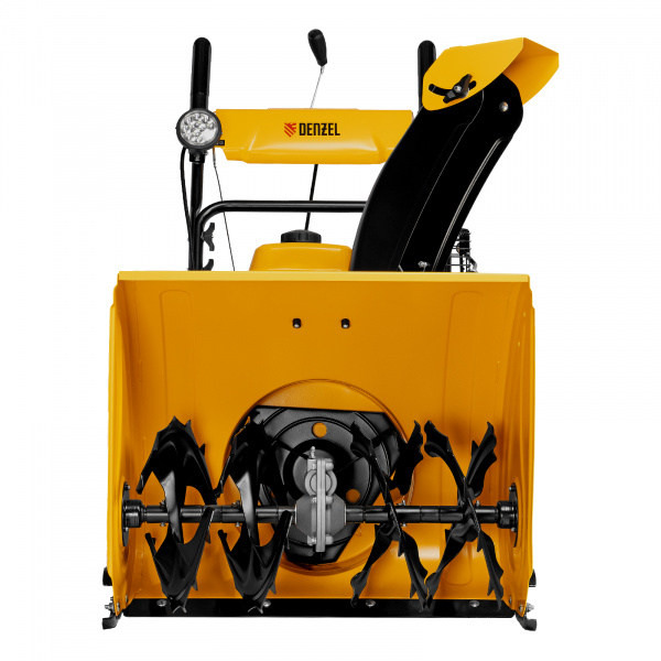 Бензиновая снегоуборочная машина SBM 610, 212 cc, ручной старт, фара Denzel 