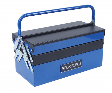 Ящик инструментальный RF-1141711 складной, 5 отделений (415х235х200мм-габариты, 410х95х45мм-4полки, 410х200х100-1полка) ROCKFORCE /1