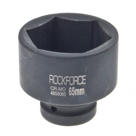 Головка торцевая  65мм 1" 6-гранная ударная L=90мм ROCKFORCE RF-4858065 /1/25 Головка торцевая  65мм 1" 6-гранная ударная L=90мм ROCKFORCE RF-4858065 /1/25