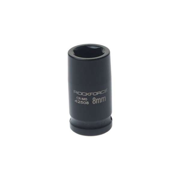 Головка торцевая  8мм 1/4" 6-гранная ударная L=35мм ROCKFORCE RF-42508 /1 Головка торцевая  8мм 1/4" 6-гранная ударная L=35мм ROCKFORCE RF-42508 /1