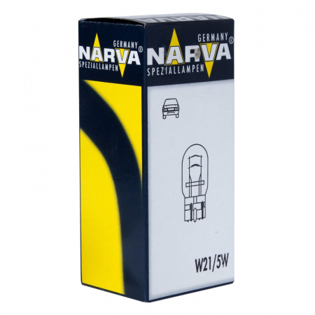 Автолампа W21/5W (W3*16q) 12V NARVA /10/200 HIT