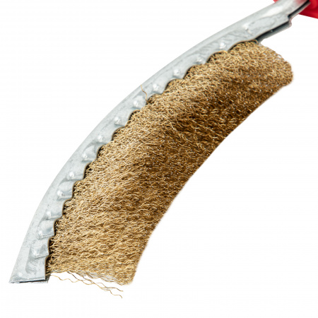 Щетка металлическая изогнутая, пластиковая ручка Matrix