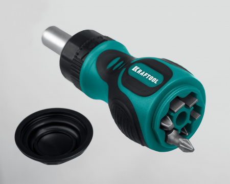 KRAFTOOL Kompakt-6, 6 предм., с битами, реверсивная отвертка (26190-H7)