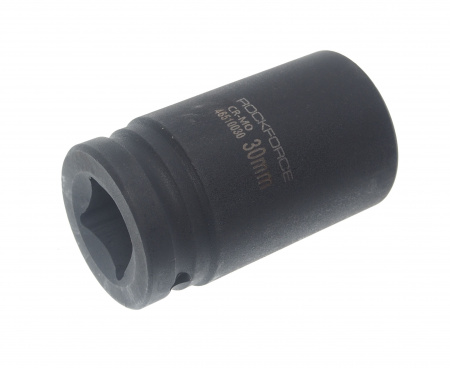 Головка торцевая 30мм 3/4" 6-гранная ударная удлиненная L=78мм ROCKFORCE RF-46510030 /1/10